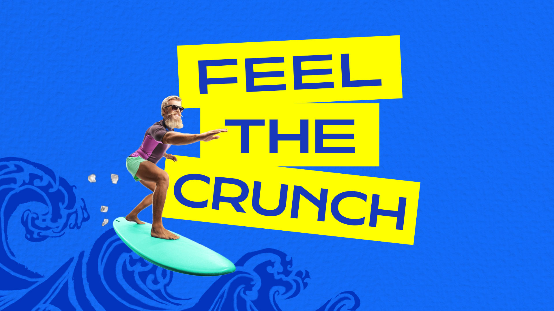 Materiales promocionales para redes sociales de Inka Corn. Feel the crunch.