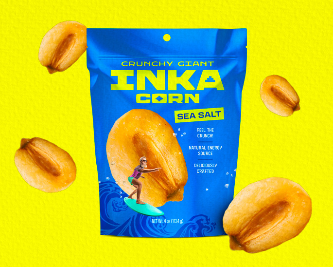 Envase de Inka Corn sabor Sea Salt.