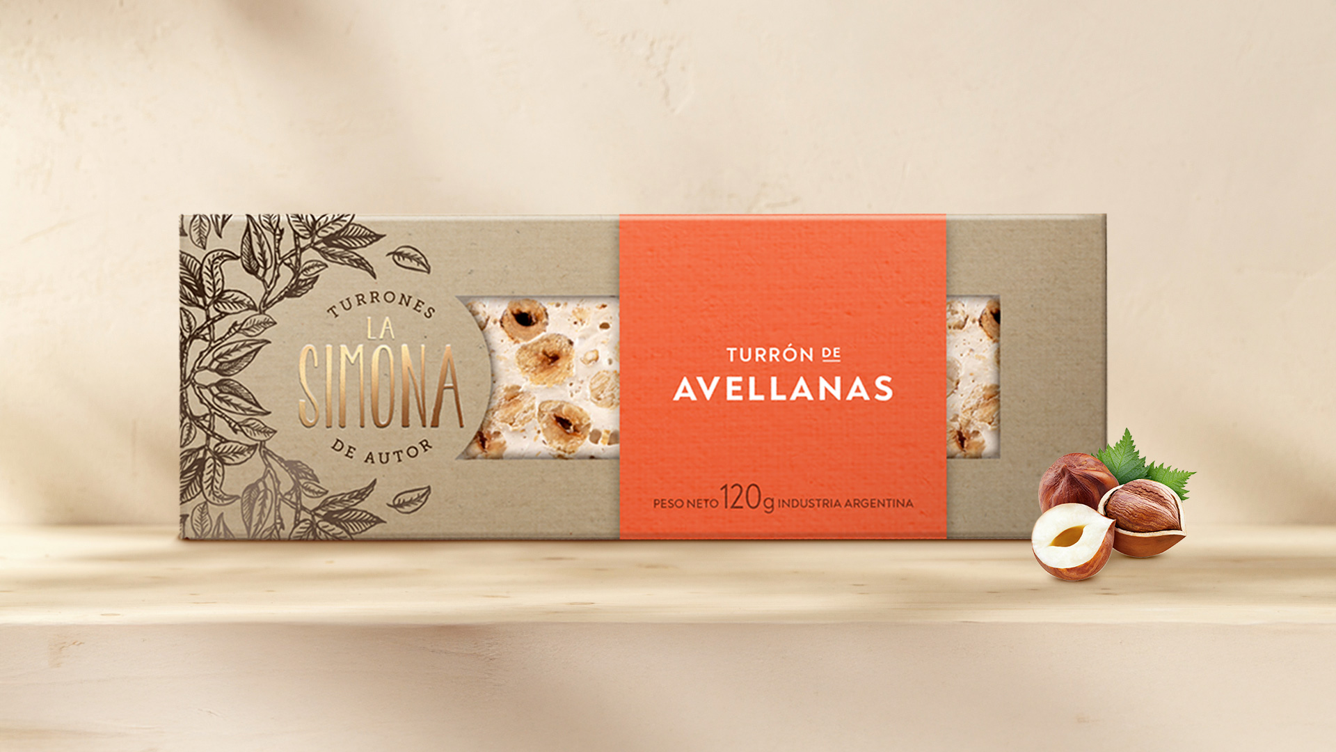 Turron de avellanas de La Simona