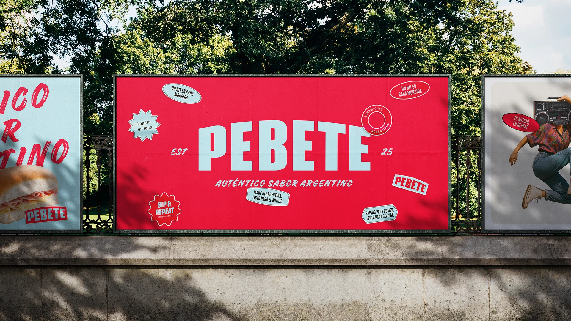 Pebete identidad carteles