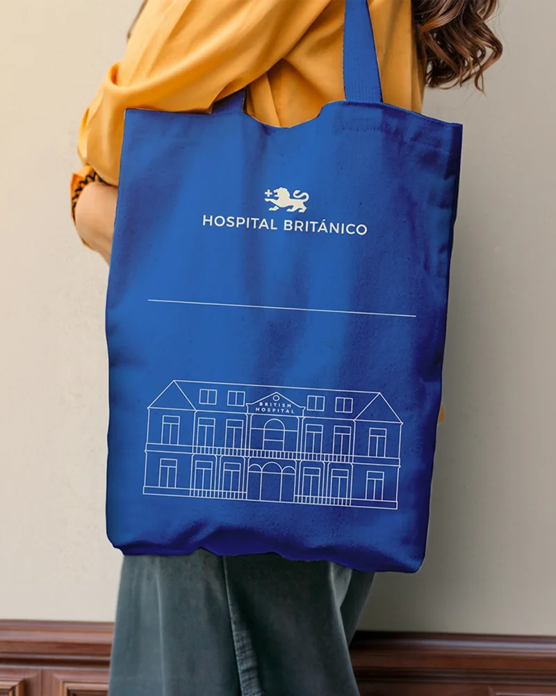 Hospital Británico tote bag