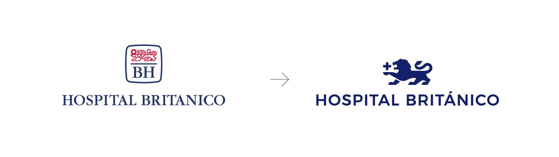 Antes y después Hospital Británico